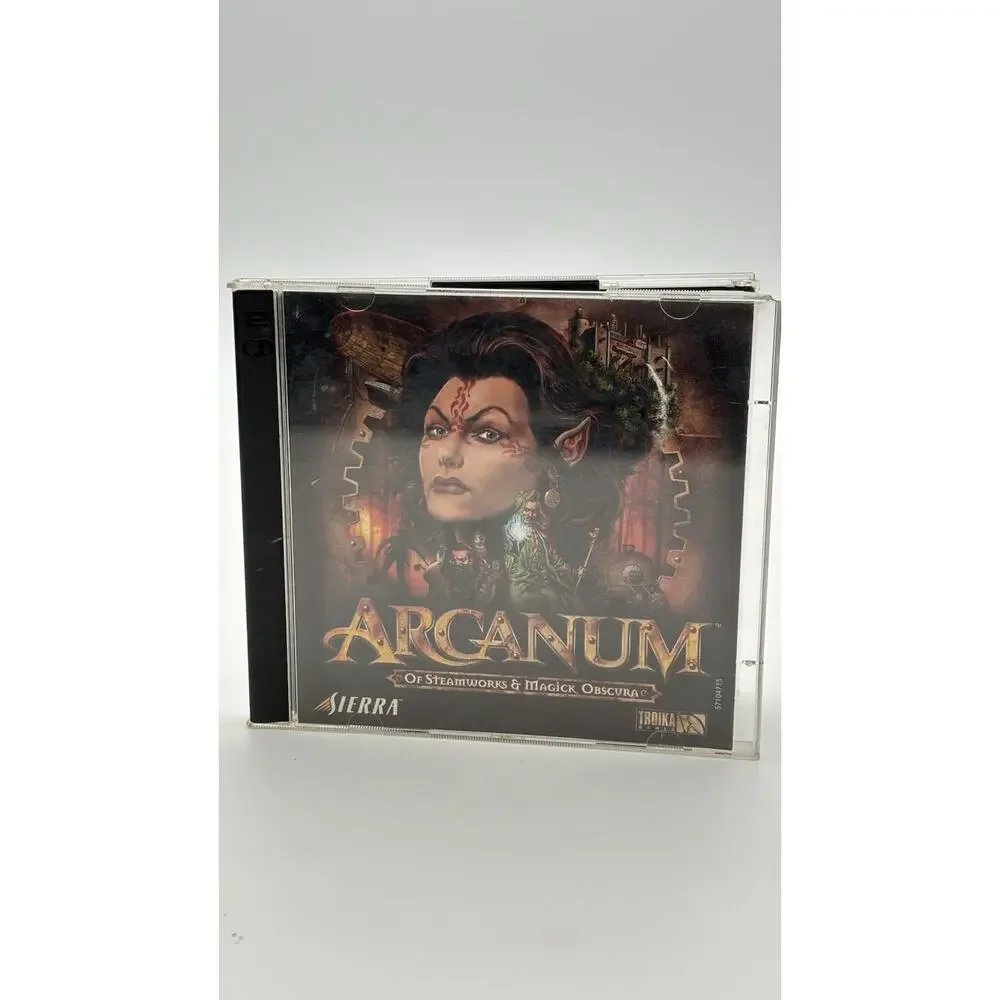 Arcanum of Steamworks & Magick Obscura Sierra Windows 95 / 98 PC CD-ROM Game VG